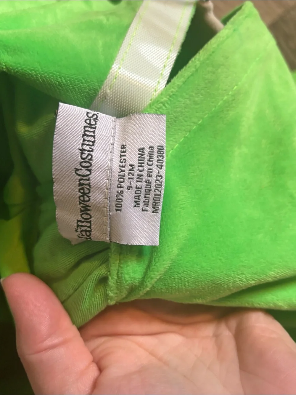 Green Plush Alien Costume Onesie
